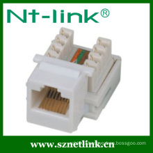 2016 NEW 90 degree utp cat 5e rj45 keystone jack